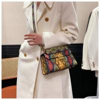 Elegante Bolso de Mano de Cuero PU Patrón de Piel de Serpiente Impermeable, Resistente al Desgaste - details 13