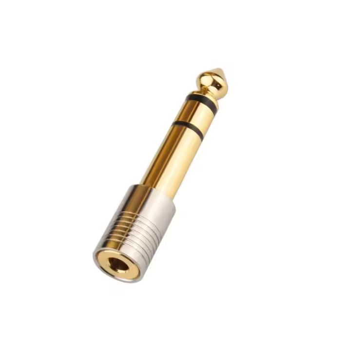 Alta calidad 3,5mm Audio Jack convertidor Jack 3,5 conector de altavoz 6,35mm macho a 3,5mm hembra conector de Audio para altavoz - 1