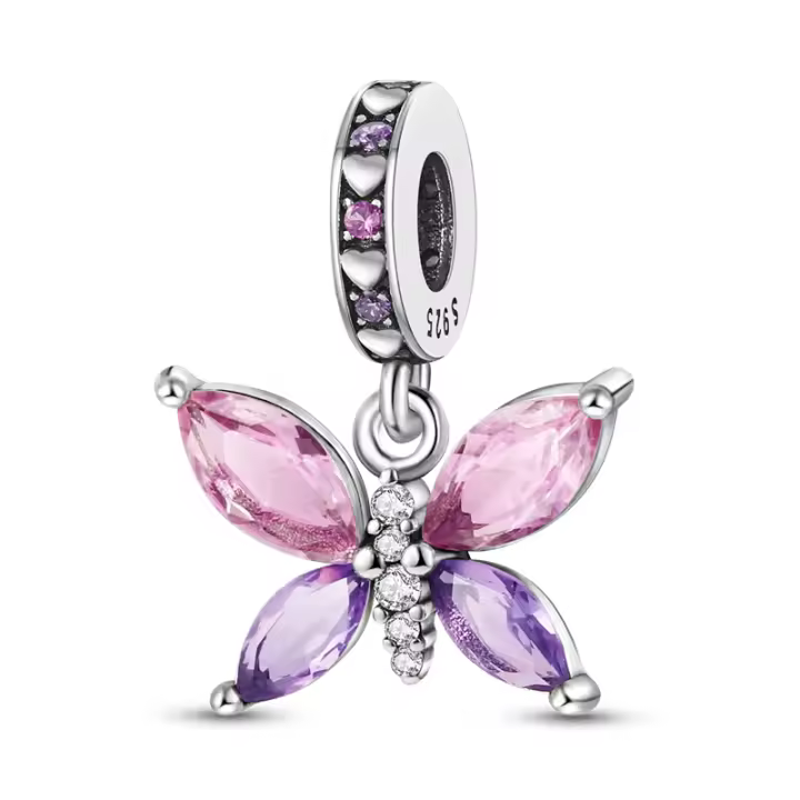 LAZA-Colgante de Plata de Ley 925 para mujer, abalorio con forma de globo, Luna, Sol, estrella, compatible con Pulsera Original, joyería - 1