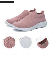 Zapatos para caminar para mujer, zapatillas de calcetín a la moda, mocasines cómodos y transpirables, zapatos informales antideslizantes - details 8