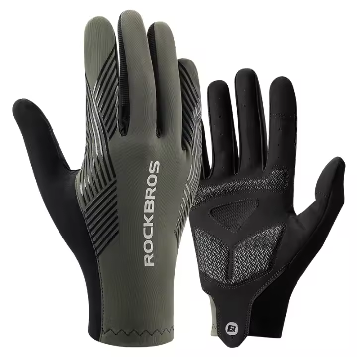 Guantes de Ciclismo ROCKBROS para Bicicleta de Carretera y MTB Transpirables Antideslizantes Talla S a XXL Material Poliéster Tipo de Cierre Pull-On Cuidado de los Guantes Lavado en Máquina - 1