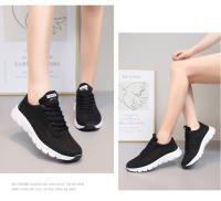 Zapatos deportivos de moda de las mujeres hueco transpirable deportes zapatos casuales bajo fondo suave de malla zapatos para correr - details 17