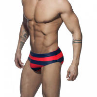 Jessborn-bañador a rayas para hombre y adulto, pantalones cortos de surf, sexy, ajustado, para playa, vacaciones, primavera caliente - details 4