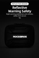 Bolsa de Bicicleta ROCKBROS Impermeable con Carcasa Dura para Scooter Eléctrico y Ciclismo en Carretera Poliéster y Película PU Bolsa de Almacenamiento Reflectante con Cierre de Cremallera - details 11
