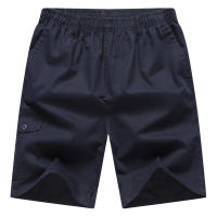 Pantalones cortos informales finos para hombre, Shorts elásticos de moda, Color sólido, transpirables, para playa, novedad de verano - details 4