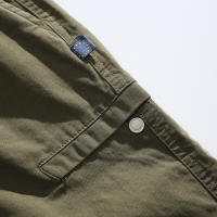 Men Summer Side Pockets Cargo Shorts Solid Color Leisure Outdoors Hiking Motion New Fashion Comfort Cotton Short Trousers Men - details 10