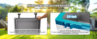 SucceBuy Enfriador portátil aislado de 52 cuartos, hielera resistente con capacidad para 50 latas para acampar, playa, picnic, viajes, mantiene el hielo durante 6 días - details 1