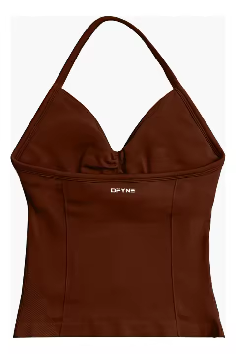 Top Deportivo Dfyne Impact con Tirantes Largos para Mujer, Chaleco Sin Costuras - 1