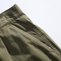 Men Summer Side Pockets Cargo Shorts Solid Color Leisure Outdoors Hiking Motion New Fashion Comfort Cotton Short Trousers Men - details 8