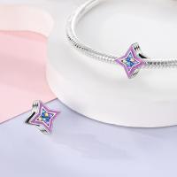 Colgante de la serie de estrellas y lunas para mujer, collar de pulsera DIY, cuentas de plata de ley 925, joyería fina colgante, cumpleaños Gi - details 26