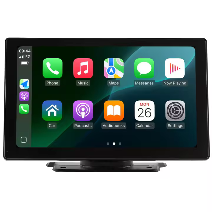 Estéreo inalámbrico para automóvil SucceBuy con pantalla táctil HD de 9 pulgadas, compatible con Apple CarPlay y Android Auto, incluye cámara de respaldo - 1