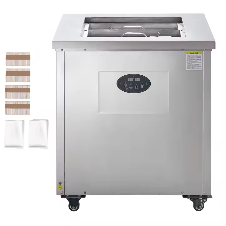 SucceBuy Máquina comercial para paletas de hielo - Juego de 2 moldes, capacidad de 52 piezas, maravilla de acero inoxidable para bares y cafeterías - 1