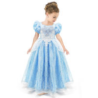 Disfraz de Cenicienta para niña, traje de princesa para fiesta de Halloween, Navidad, cumpleaños, boda, vestido bordado - details 14