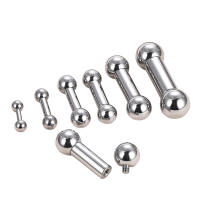 Anillos rectos de acero inoxidable de gran tamaño para el cuerpo, Piercing para el tragus de la oreja, barra para el pezón, labios, joyería para el cuerpo, 1 unidad - details 0