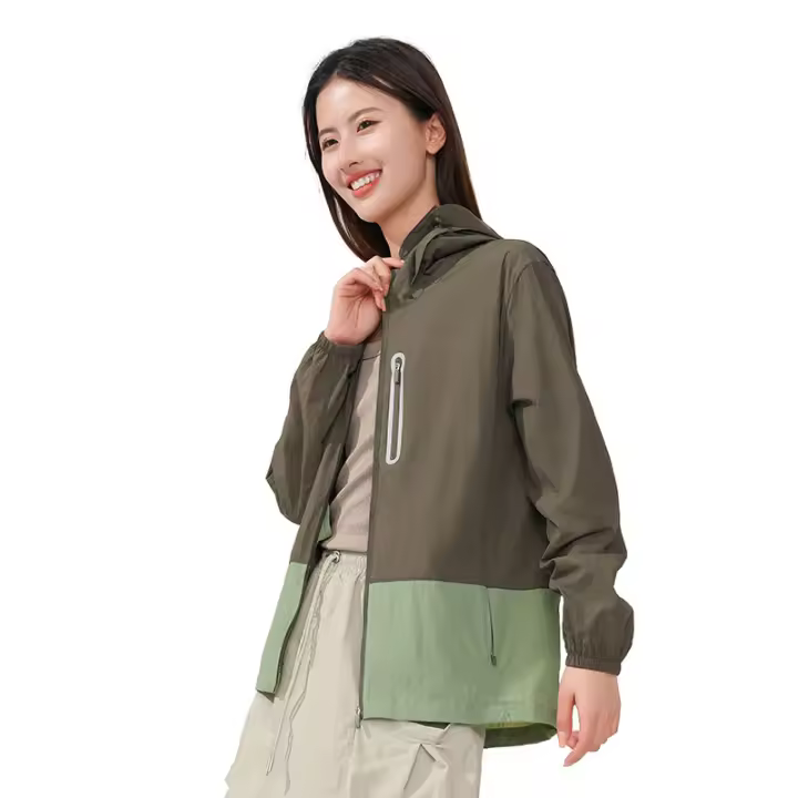 Chaqueta de Trekking y Senderismo LNGXO Impermeable, Protector Solar, Viste para el Viento - 1