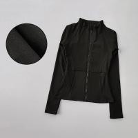 Abrigo Deportivo para Mujer Chaqueta de Yoga de Terciopelo Ajustada, Manga Larga, Calentador, Para Correr, Pilates, Fitness - details 5