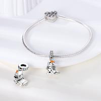 Encantos de Serie Zirconia de Plata Esterlina S925 100% Real para Mujeres Joyería Fina de Cumpleaños Ajuste a Pulsera y Bangle de 3mm - details 70