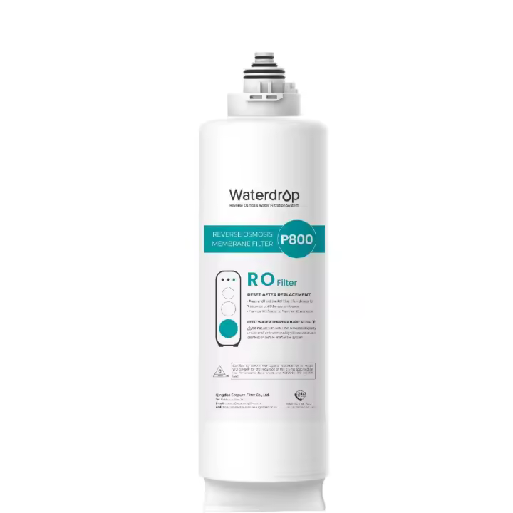 Waterdrop WD-G3P800-N2RO Filtro, Recambio para el Sistema de Osmosis Inversa sin Depósito WD-G3P800-W, Reducir los PFAS, 2 Años de Vida Util - 1