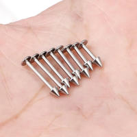 Starbeauty Tito Plata Gótica Espina de Labio Joyería de Cuerpo de Grado Implantable - details 4