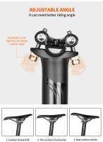 TOSEEK Carbon Seatpost 27.2/30.8/31.6mm Matte Black MTB/Road Bike Seat Post Offset 0mm Bicycle Seat Post Length 400mm Bike Parts - details 8