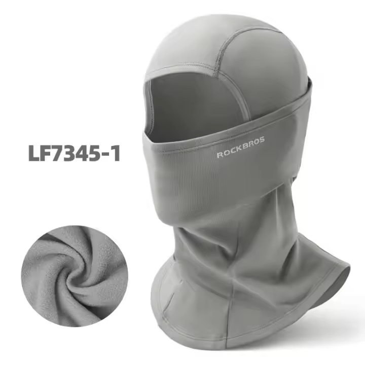 ROCKBROS-bufanda facial de esquí para invierno, pasamontañas a prueba de viento para ciclismo, esquí, correr, entrenamiento deportivo, accesorio para bicicleta - 1