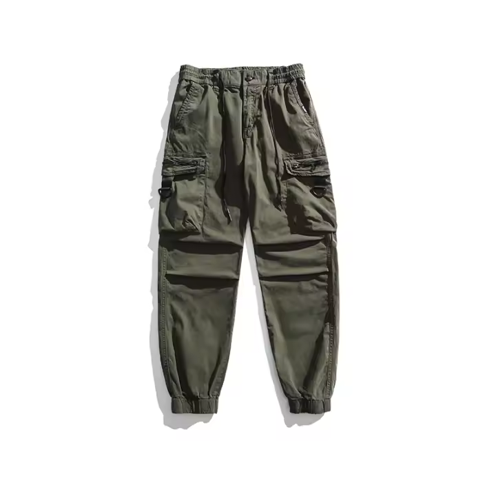 Pantalones Cargo de Jogging de Moda para Hombres 2024 Comodidad Elástica con Múltiples Bolsillos - 1