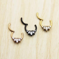 Anillos de Aro para la nariz de alta calidad, 16g, 100%, anillo de acero quirúrgico para la nariz, colgador de piercing para el cuerpo, joyería de moda, 1 ud. - details 14