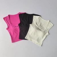 Chaleco Deportivo Nude Elegante Correas Ancha Cuello Cuadrado Material de Nylon - details 11
