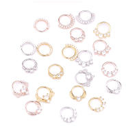 2 uds 8mm daith ajustada Torre tragus anillo piercing joyería cz nariz aro cartílago de hélice pendiente - details 2