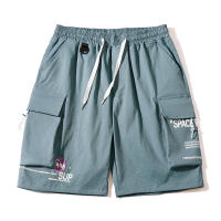 CHAIFENKO Pantalones Cargo para Hombres Secado Rápido, Estilo Casual, Múltiples Bolsillos, Material de Poliéster, Para Primavera/Verano - details 4