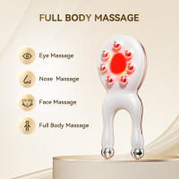 ANLAN Masajeador de puntos de acupuntura facial, levantamiento de nariz y ojos EMS, luz de 7 colores, Guasha, reduce la hinchazón, antienvejecimiento, reafirma la piel, herramienta Caerskin - details 2
