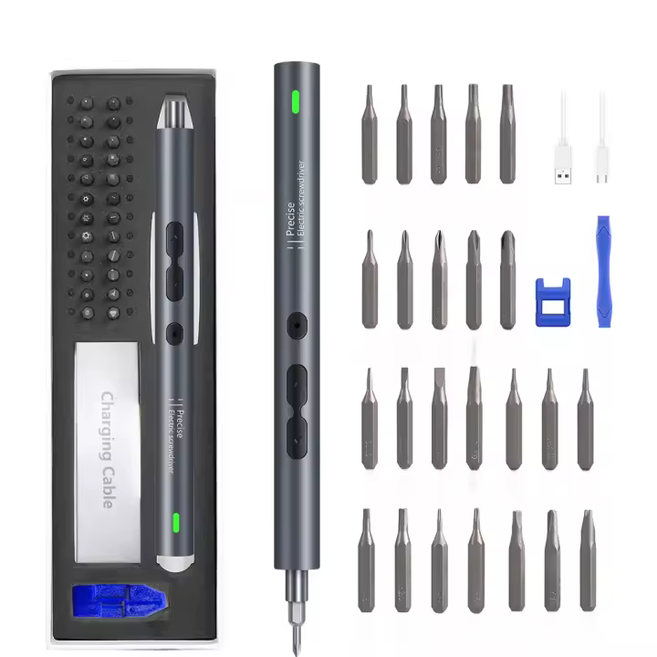 Juego de Destornillador Eléctrico Inalámbrico Recargable Kit de Herramienta Eléctrica de Alta Precisión Mini Destornillador para Reparación de Móviles Xiaomi Herramientas para Bricolaje en Casa - 1