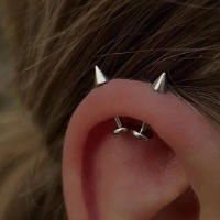 Starbeauty Tito Plata Gótica Espina de Labio Joyería de Cuerpo de Grado Implantable - details 3