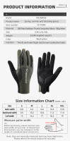 Guantes de Ciclismo ROCKBROS para Bicicleta de Carretera y MTB Transpirables Antideslizantes Talla S a XXL Material Poliéster Tipo de Cierre Pull-On Cuidado de los Guantes Lavado en Máquina - details 1