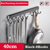 Perchero de Cocina Sin Agujeros Montado en la Pared Alturas de 20/30/40/50CM para Almacenamiento de Cocina y Baño - details 12
