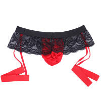 Ropa Interior Masculina de Encaje Transparente, Calzoncillos Boxer Sexys de Malla Transparente con Bolsa para Pene en Forma de U, Calzoncillos Masculinos, Lencería Erótica Gay - details 6