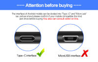 WANSENDA Drive de Memoria USB Tipo C Hardware de Interfaz 128GB-512GB Drive de Almacenamiento de Datos - details 0