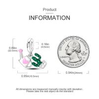 Encanto de Plata Esterlina S925 Unicornio Floral Mariposa Para Pulsera Original de 3mm Joyería Fina de Cumpleaños para Mujeres Regalo de Piedra Principal de Zirconio - details 21