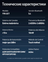 Audífonos Inalámbricos Bluetooth 5.4 SANLEPUS YYK-Q17 2025 | Auriculares con Traducción por IA | Diseño ultraligero de oído abierto para deportes | Ideal para correr/ir al gimnasio | Batería de 45 horas | Compatible con iPhone/Android/Xiaomi - details 15