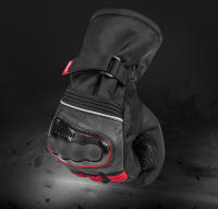 Guantes impermeables para motocicleta, resistentes al viento, reflectantes, antideslizantes, táctiles, largos, cálidos, Invierno - details 2