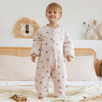 Saco de dormir cálido para bebé 2,5 Tog, manta portátil para bebé, saco de dormir de algodón, unisex, diente de león - details 0