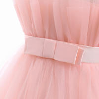 Summer Pink Trailing Lace Baby Girl Dress Toddler 1st Birthday Party Princess Dresses for Girl Formal Puffy Wedding Gown Vestido - details 34