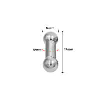 Anillos rectos de acero inoxidable de gran tamaño para el cuerpo, Piercing para el tragus de la oreja, barra para el pezón, labios, joyería para el cuerpo, 1 unidad - details 5