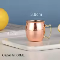 Taza de cobre puro de 500ml, Mule de Moscú engrosada, taza de mula de Moscú, taza de acabado suave martillado, taza de mulas, cócteles, café, cerveza - details 7