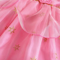 Vestido de princesa para niña, ropa de fiesta de fantasía de verano, disfraz de Aurora, Rapunzel, Cenicienta, Bella Durmiente, Carnaval y Navidad - details 14