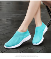 Zapatos para caminar para mujer, zapatillas de calcetín a la moda, mocasines cómodos y transpirables, zapatos informales antideslizantes - details 28