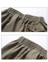 Pantalones Cargo de Poliéster para Hombres CHAIFENKO Estilo Suelto y Transpirable con Múltiples Bolsillos Ideal para el Verano Lavado en Máquina - details 6