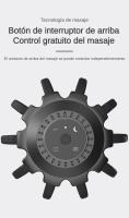 Masajeador de Cuero Cabelludo MUKASI, Masajeador Eléctrico de Cabeza con Música Bluetooth, 10 Puntos de Vibración, 4 Modos Ajustables, Recargable y Portátil para Aliviar Dolor y Ansiedad, Relajar Estrés y Tensión, Sueño Profundo, Regalo - details 13