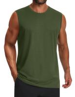MAGCOMSEN Camiseta sin mangas para hombre UPF 50+ Camisa sin mangas de algodón Camisas de entrenamiento de gimnasio informales ligeras Camiseta de enfriamiento muscular - details 12