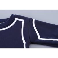 Pantalones acolchados de manga larga con cuello redondo, Top cálido informal, Conjunto de dos piezas - details 1